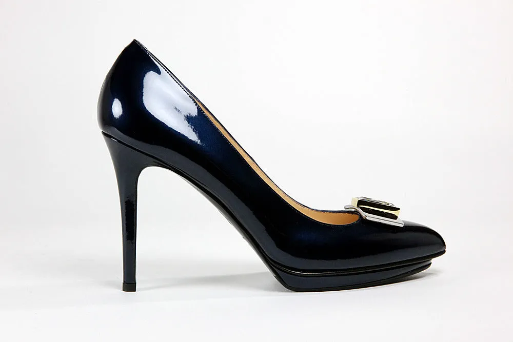 0000003041 Nando Muzi Shoes: Dark Blue