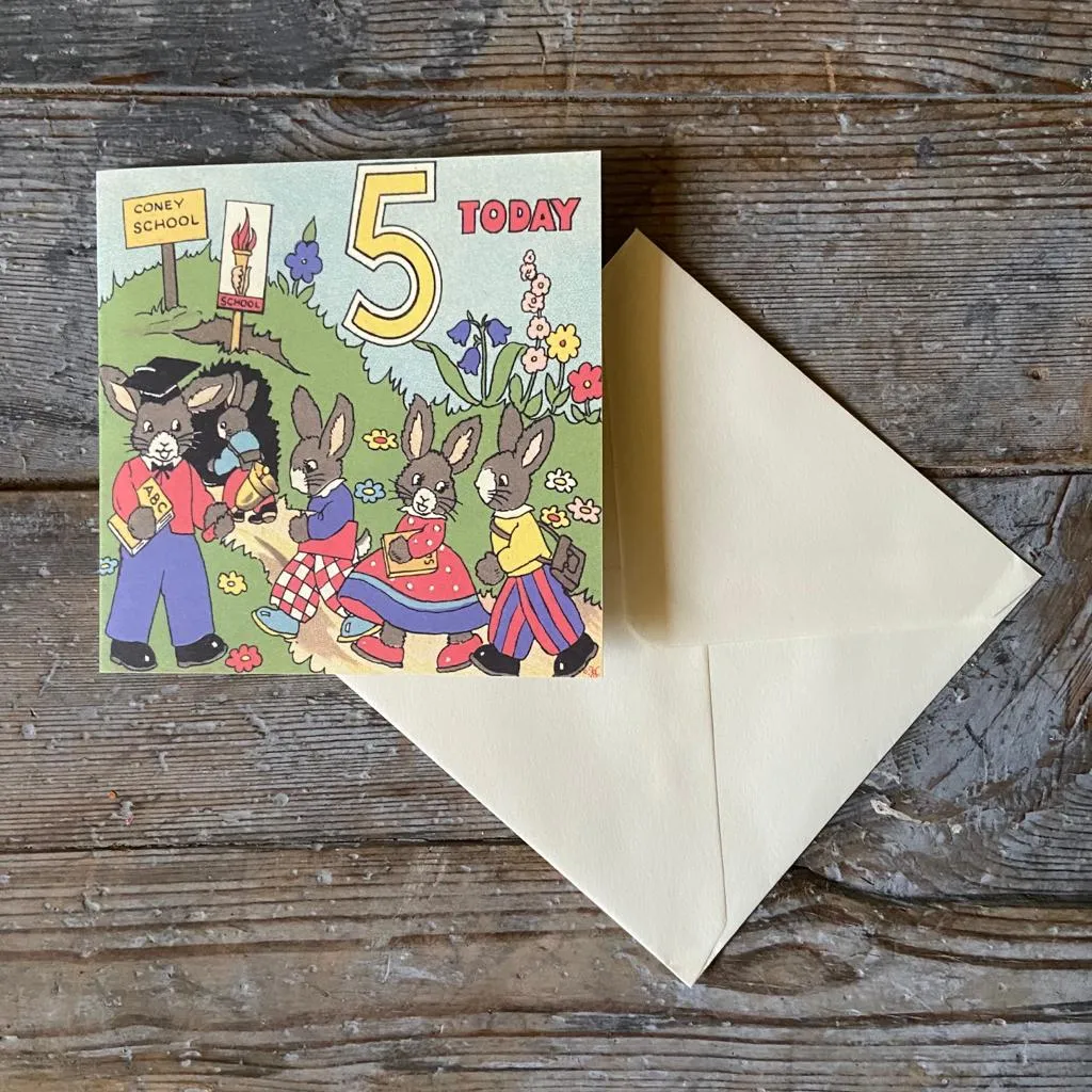5 Today - Birthday card