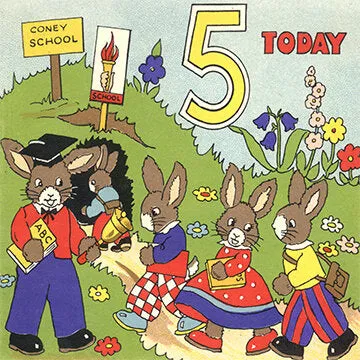 5 Today - Birthday card