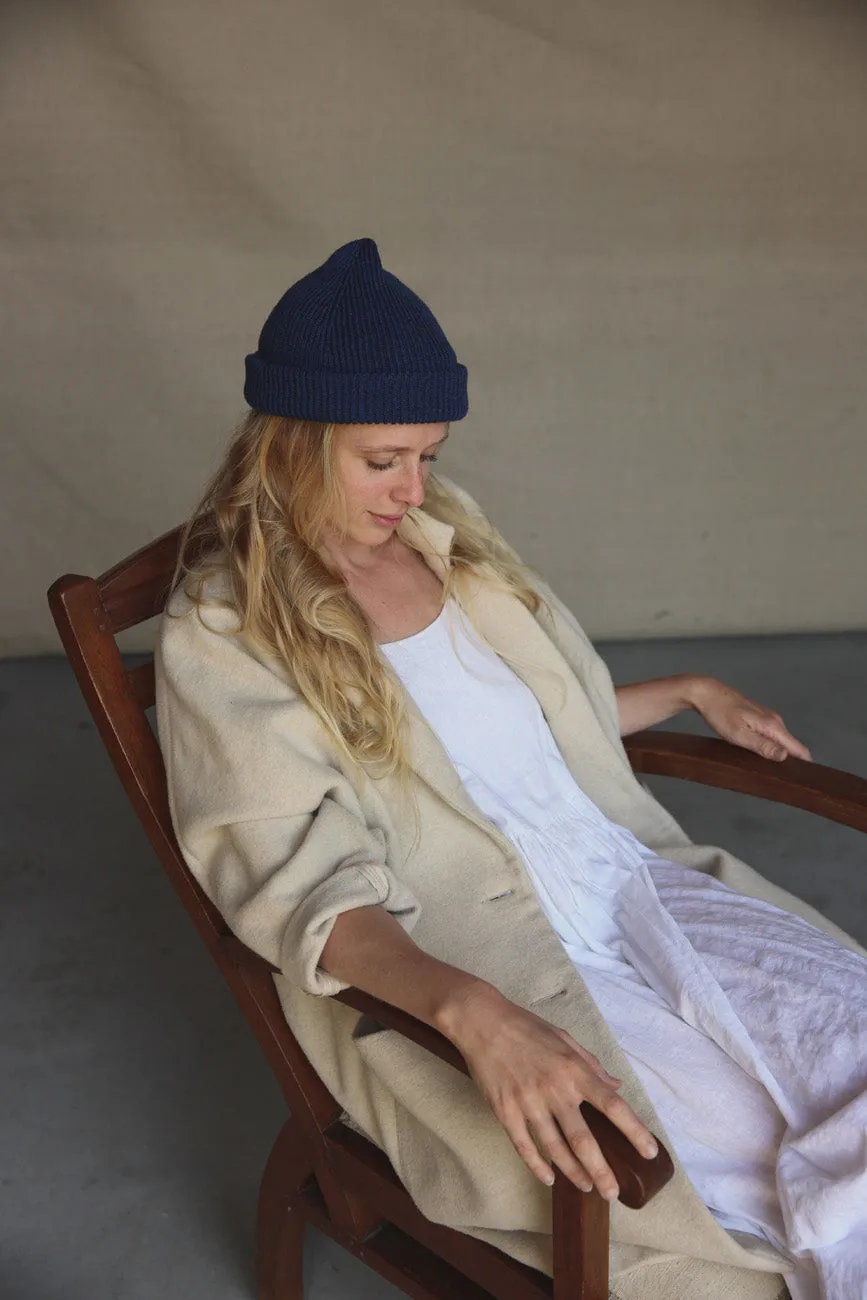Adult Beanie Fonzie - Off White <br>hvid