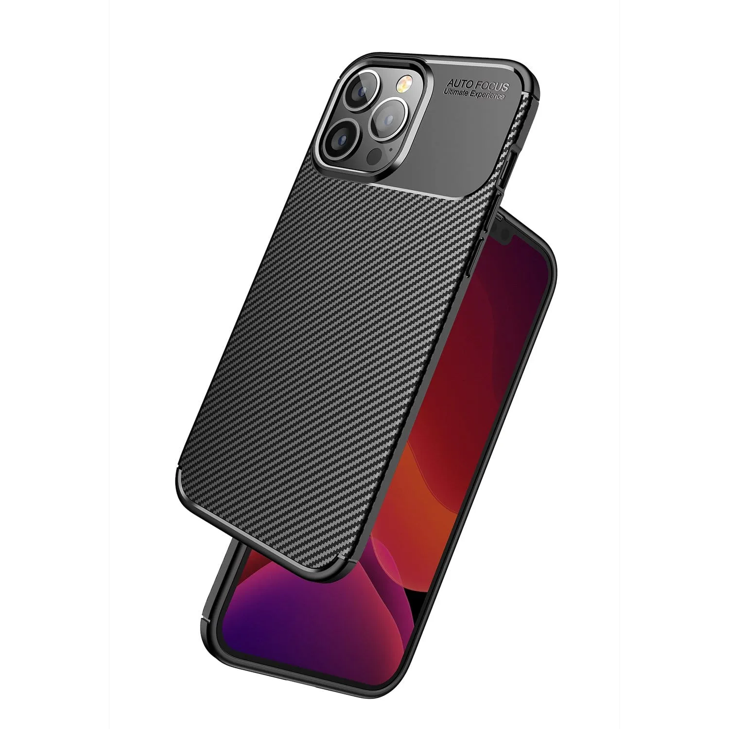 Anti-Slip Carbon Series Slim Case - iPhone 13 Pro Max