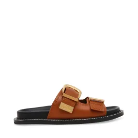 Arch Slides COGNAC LEATHER