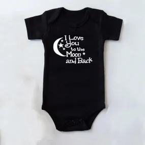 Baby Girl I LOVE YOU TO THE MOON AND BACK Romper