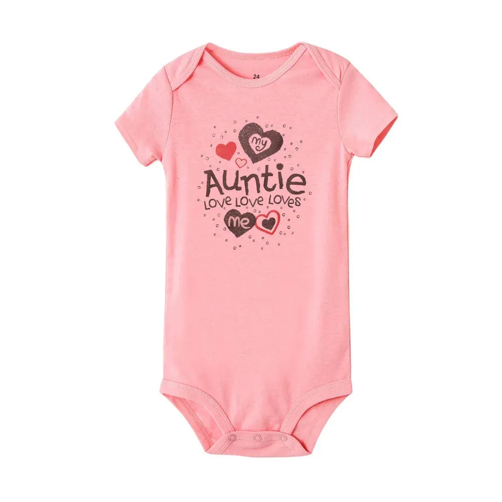 Baby Girl I LOVE YOU TO THE MOON AND BACK Romper