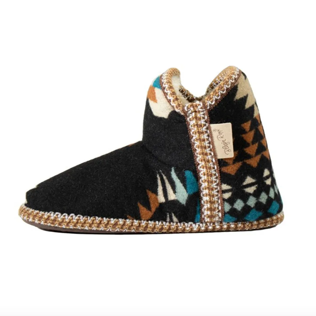 Blazin Roxx Women's Lexi Ankle Slippers in Southwest Black