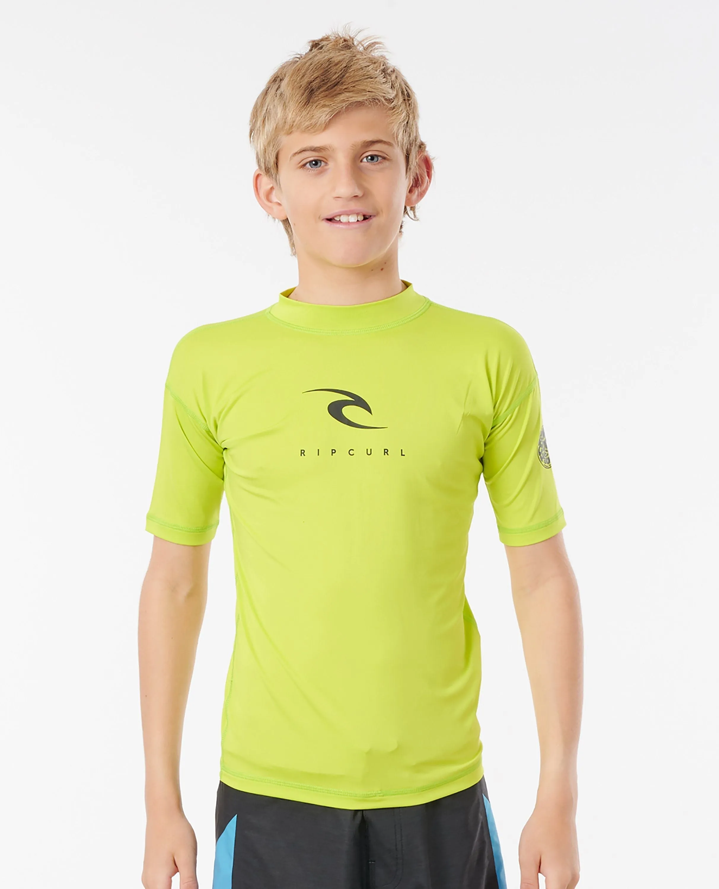 Boys Corp Short Sleeve Rash Vest