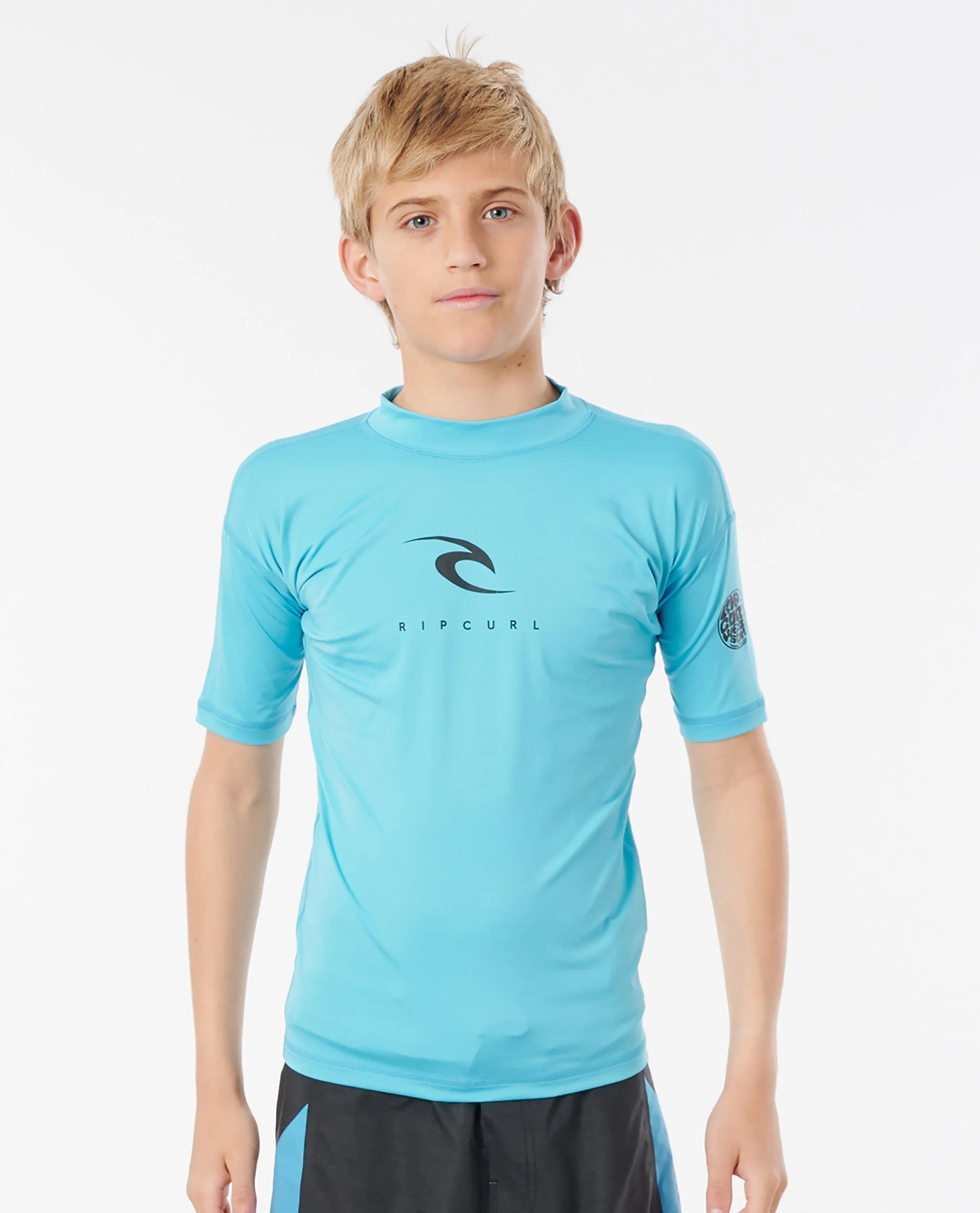 Boys Corp Short Sleeve Rash Vest