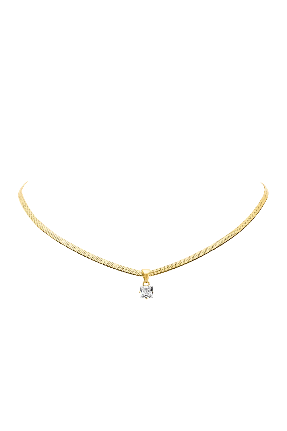 Brilliant Necklace 14K Gold Plated