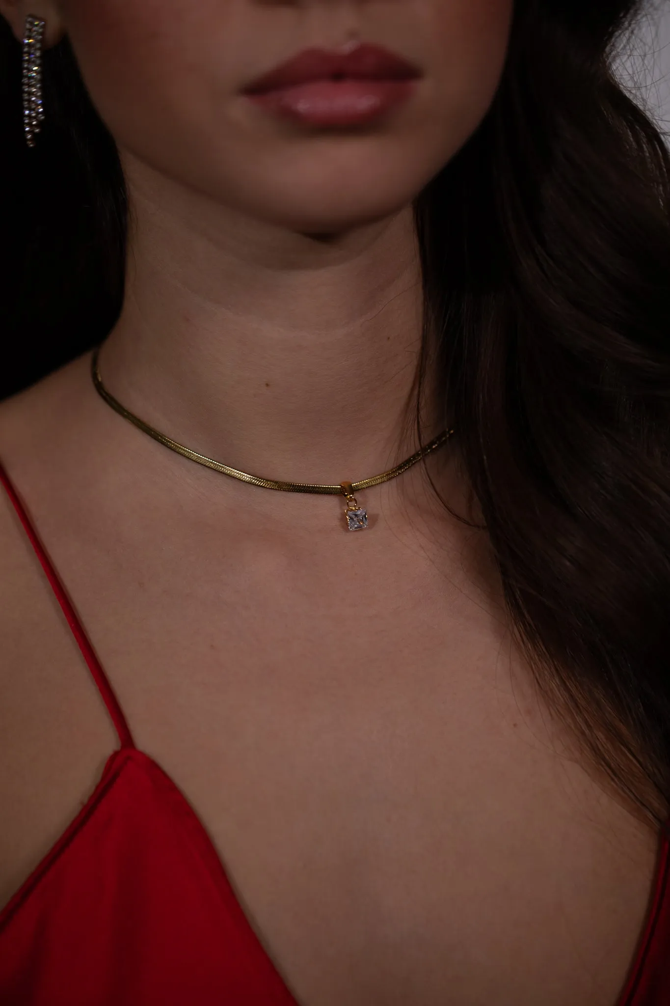 Brilliant Necklace 14K Gold Plated