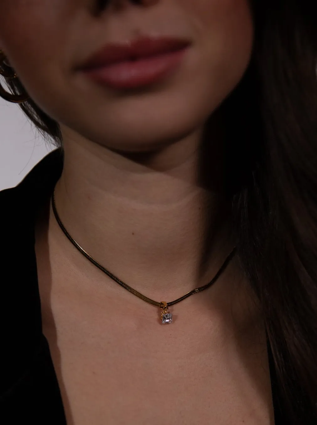 Brilliant Necklace 14K Gold Plated