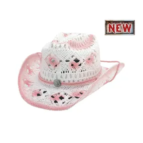 Bullhide Fontana Kids White/Pink