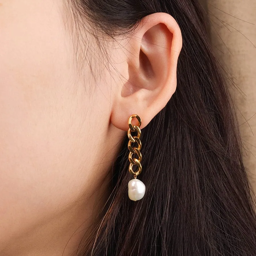 Capri Pearl Drop Earrings