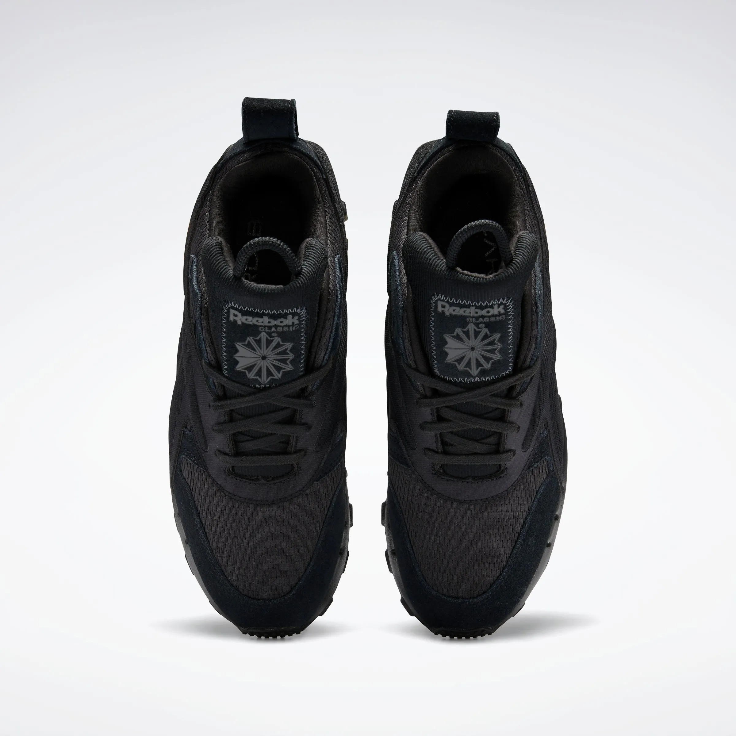 Cardi B Classic Leather V2 Shoes Black/Black/Pure Grey 8