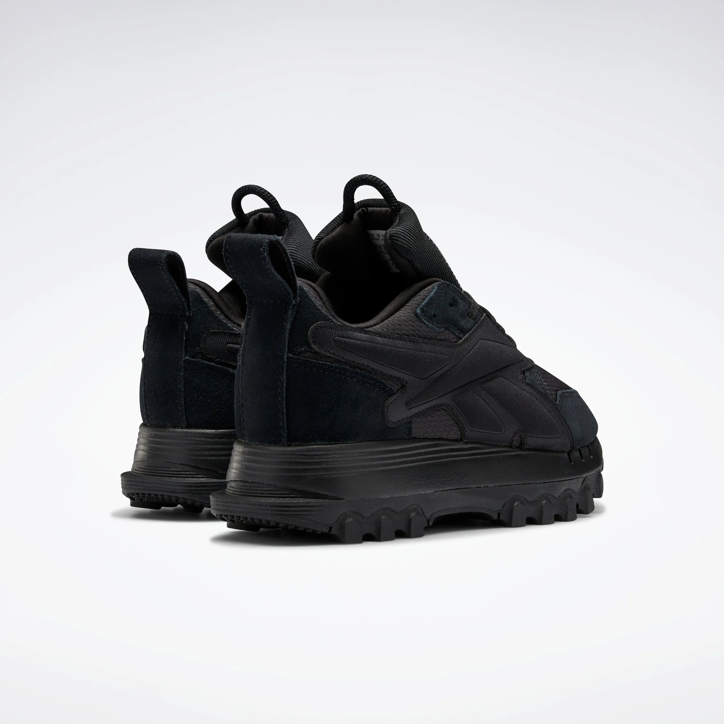 Cardi B Classic Leather V2 Shoes Black/Black/Pure Grey 8
