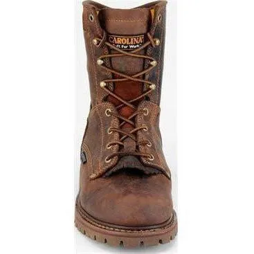 Carolina Men's 28 Series 8" WP Grizzly Work Boot - Brown - CA8028
