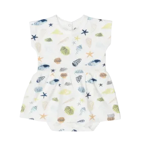 Coccoli Skirted Romper - Seashells