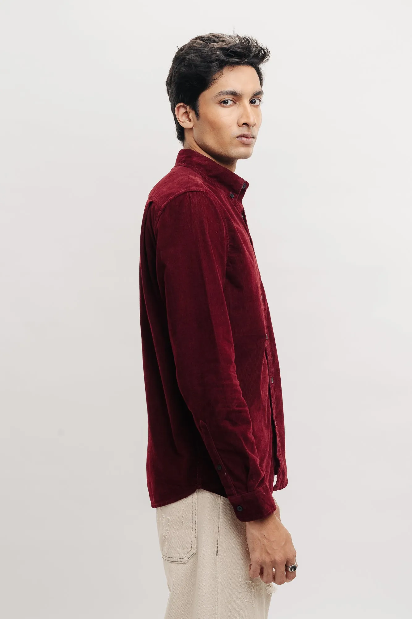Corduroy Men's Casual Shirt