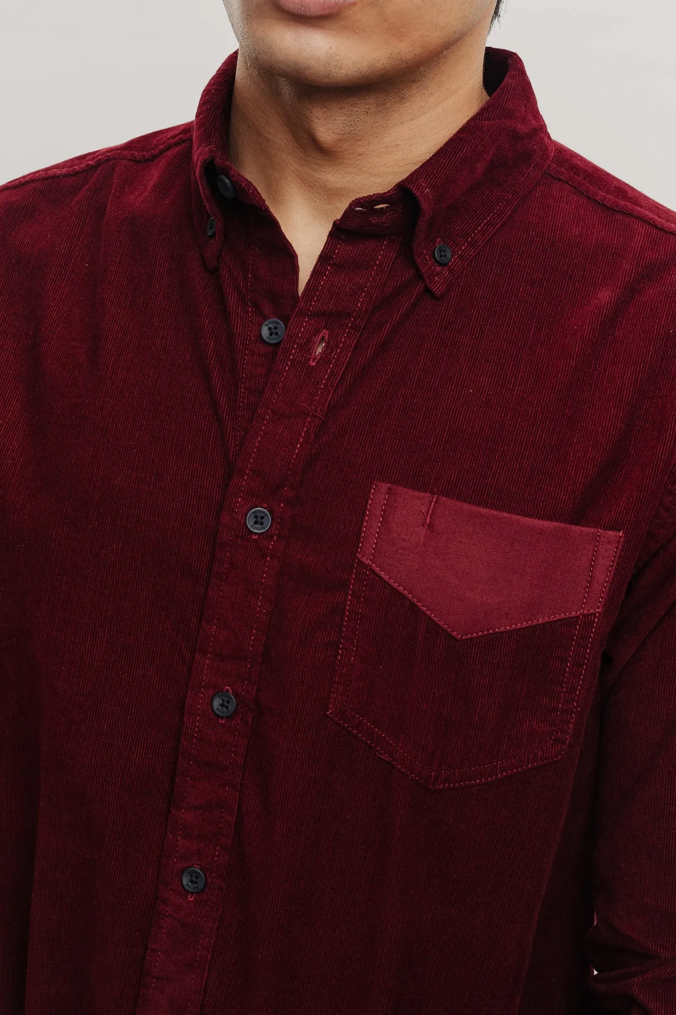 Corduroy Men's Casual Shirt