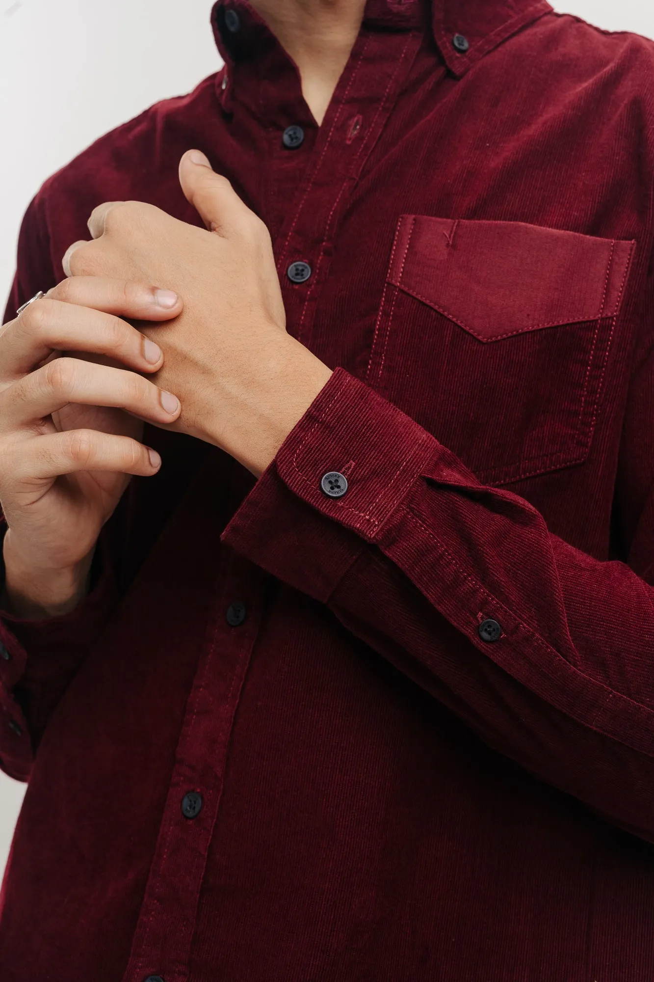 Corduroy Men's Casual Shirt
