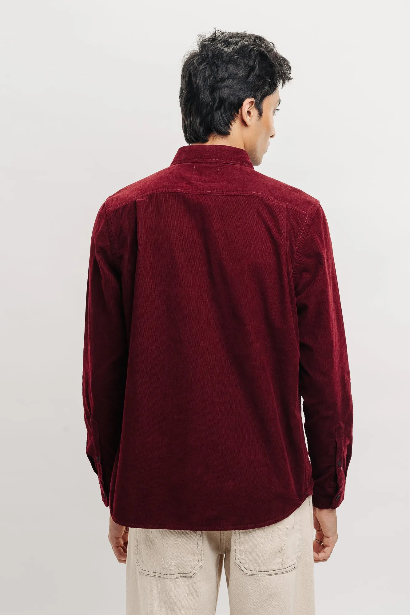 Corduroy Men's Casual Shirt