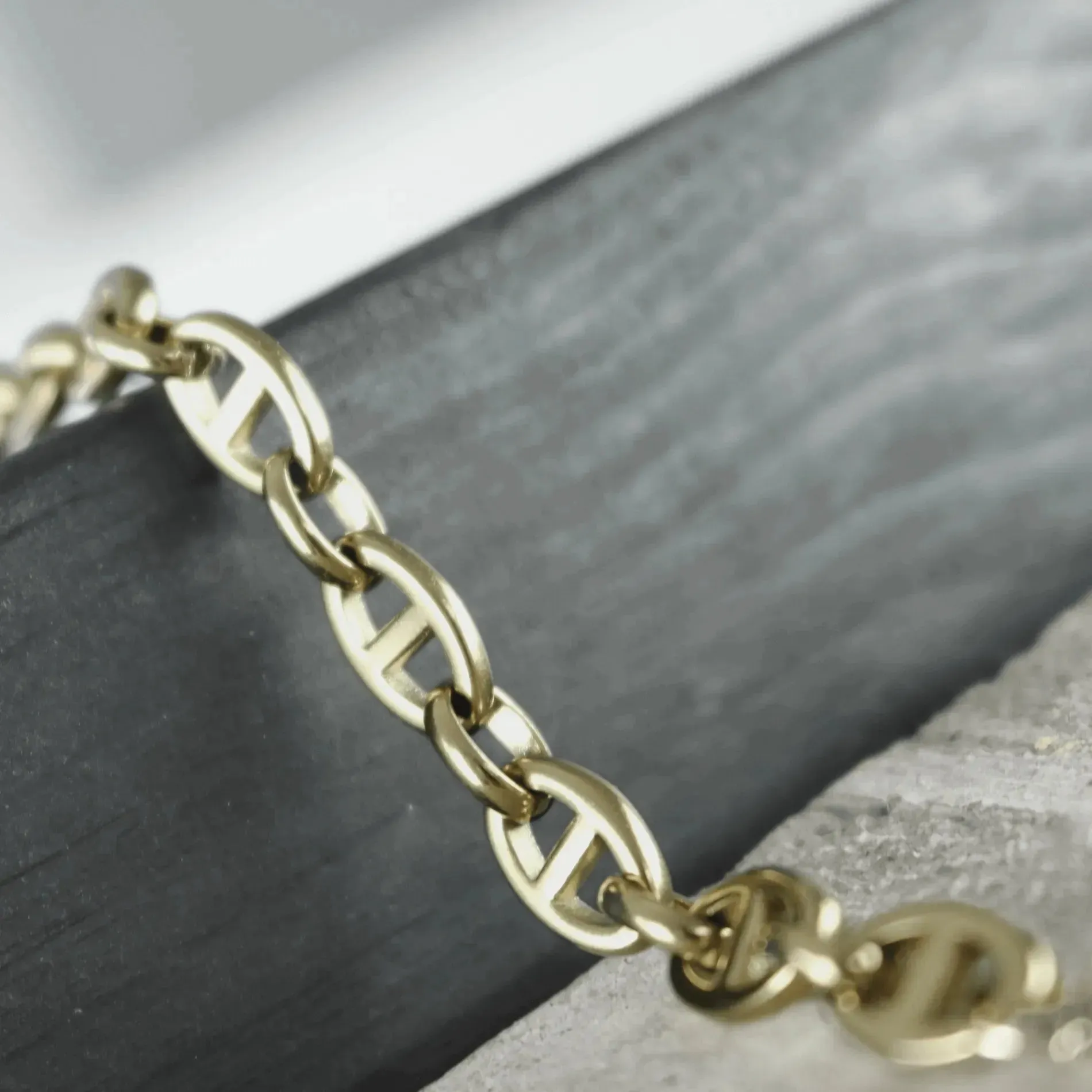 Courage Waterproof Multi Dansk Bracelet 18K Gold Plating