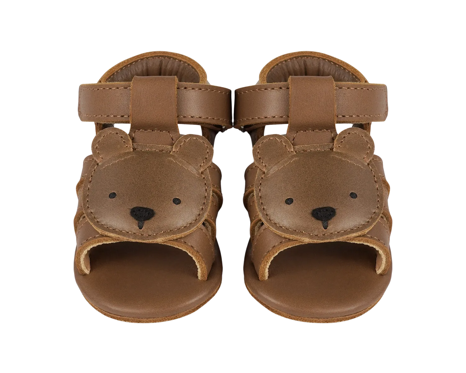 Diedan Sandals | Bear | Cognac Classic Leather