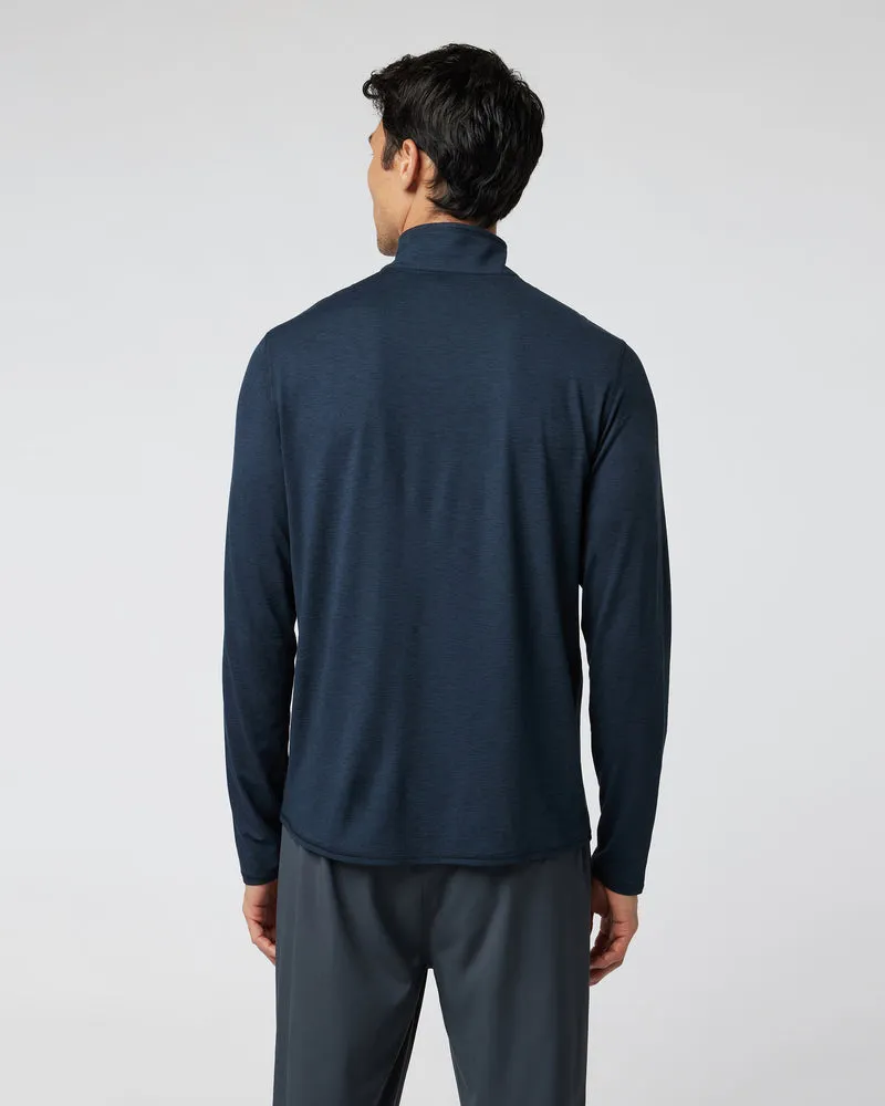 Ease Performance 1/2 Zip 2.0: Ink Heather