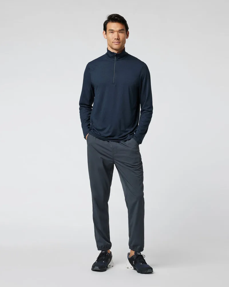 Ease Performance 1/2 Zip 2.0: Ink Heather
