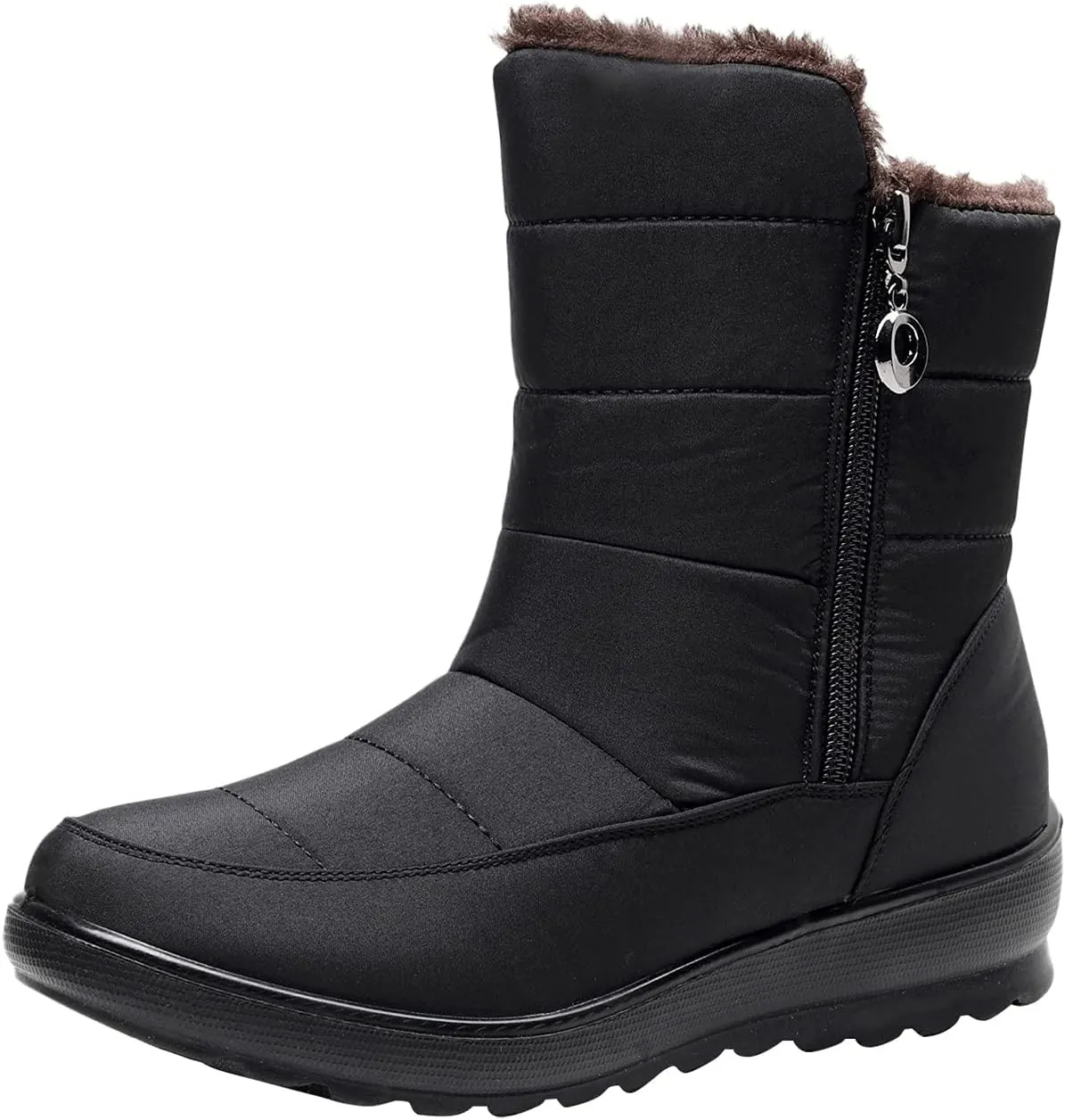 Extra Wide Width Women's Snow Boots Snow Boots Women Wide Width Women Winter Boots Non Slip Boots for Walking on Snow and Ice Women Waterproof Womens Boots