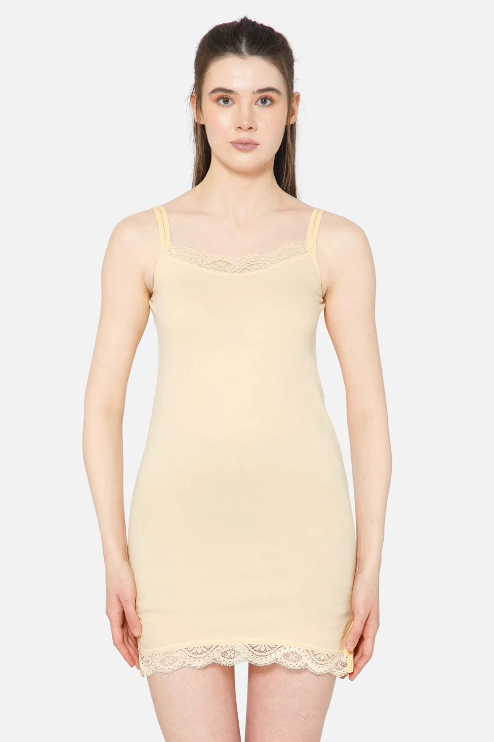 Full Coverage Sweat Absorbent Cotton Intimacy Kurta Slip - IN09