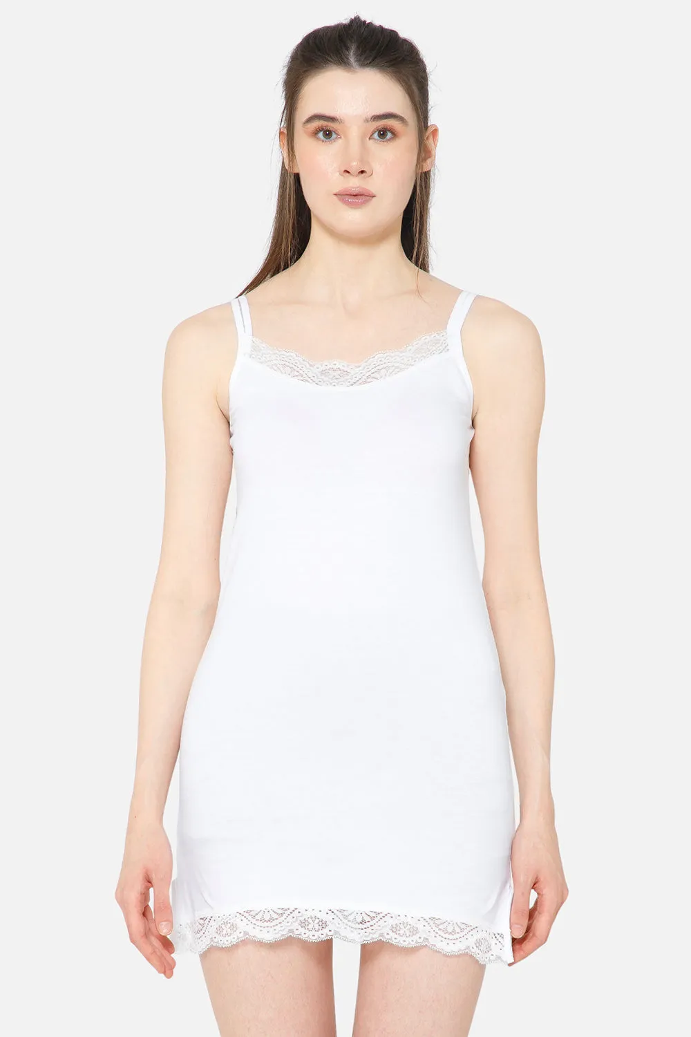 Full Coverage Sweat Absorbent Cotton Intimacy Kurta Slip - IN09