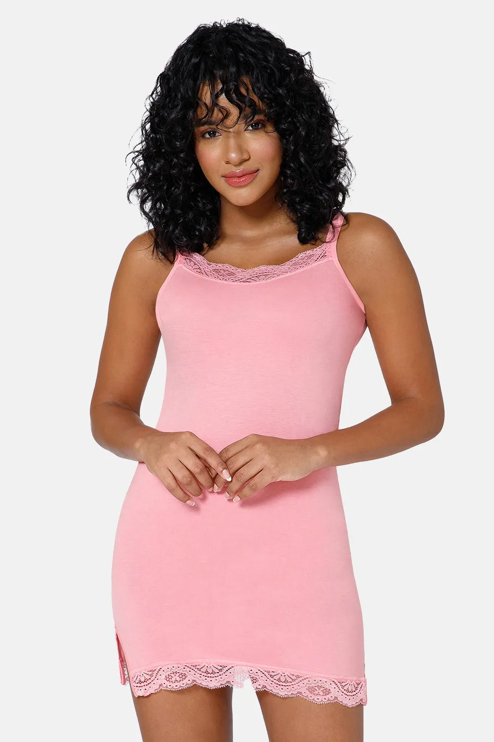 Full Coverage Sweat Absorbent Cotton Intimacy Kurta Slip - IN09