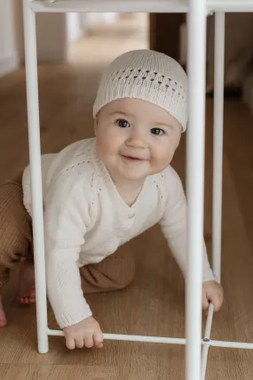 Hand Knitted Cashmere Baby Beanie