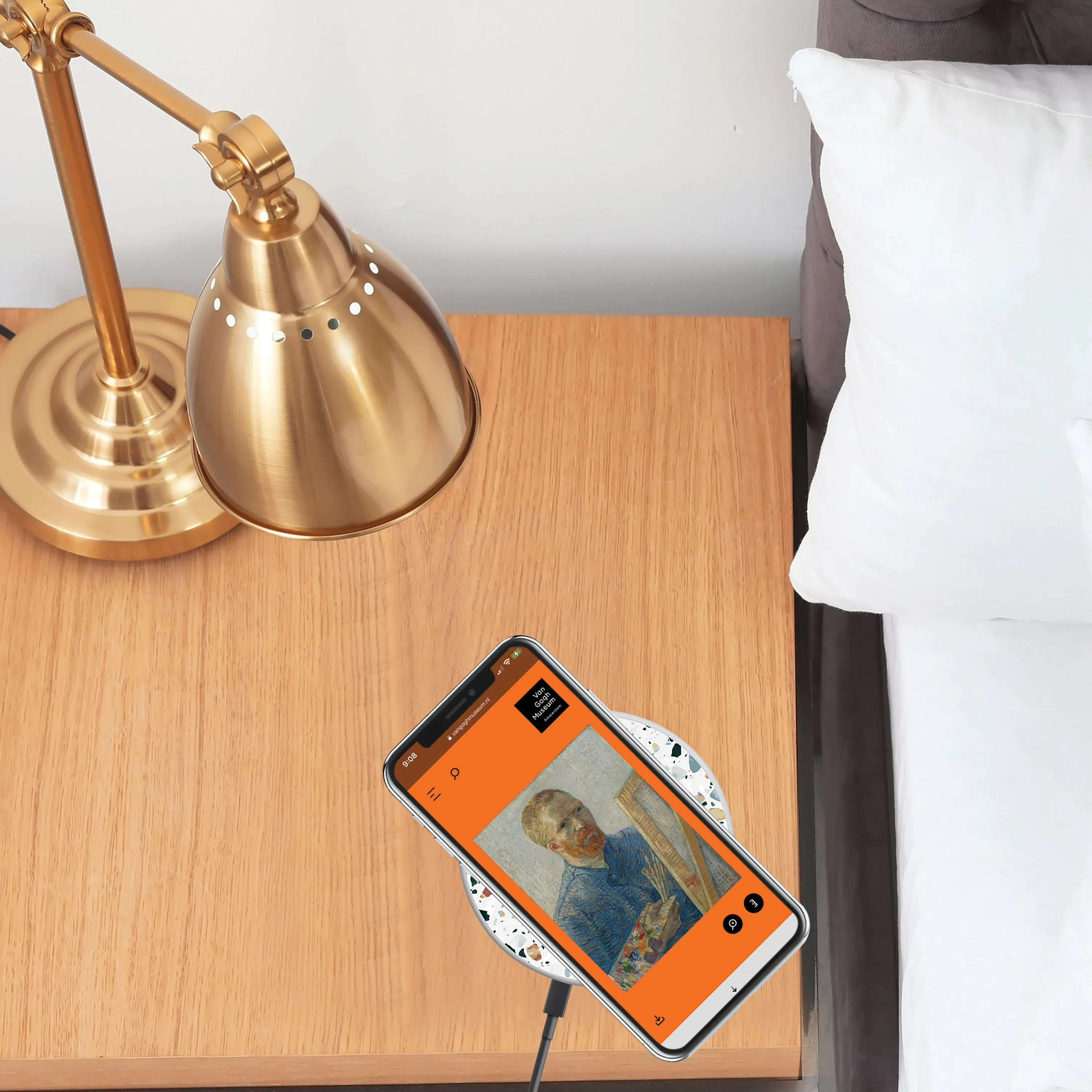 Hang Accessories Van Gogh Starry Night Wireless Charging Pad WCD13