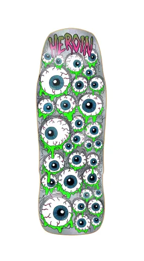 Heroin Skateboards Holo Eyeballer 10.25 Skateboard Deck- Tabla Skate