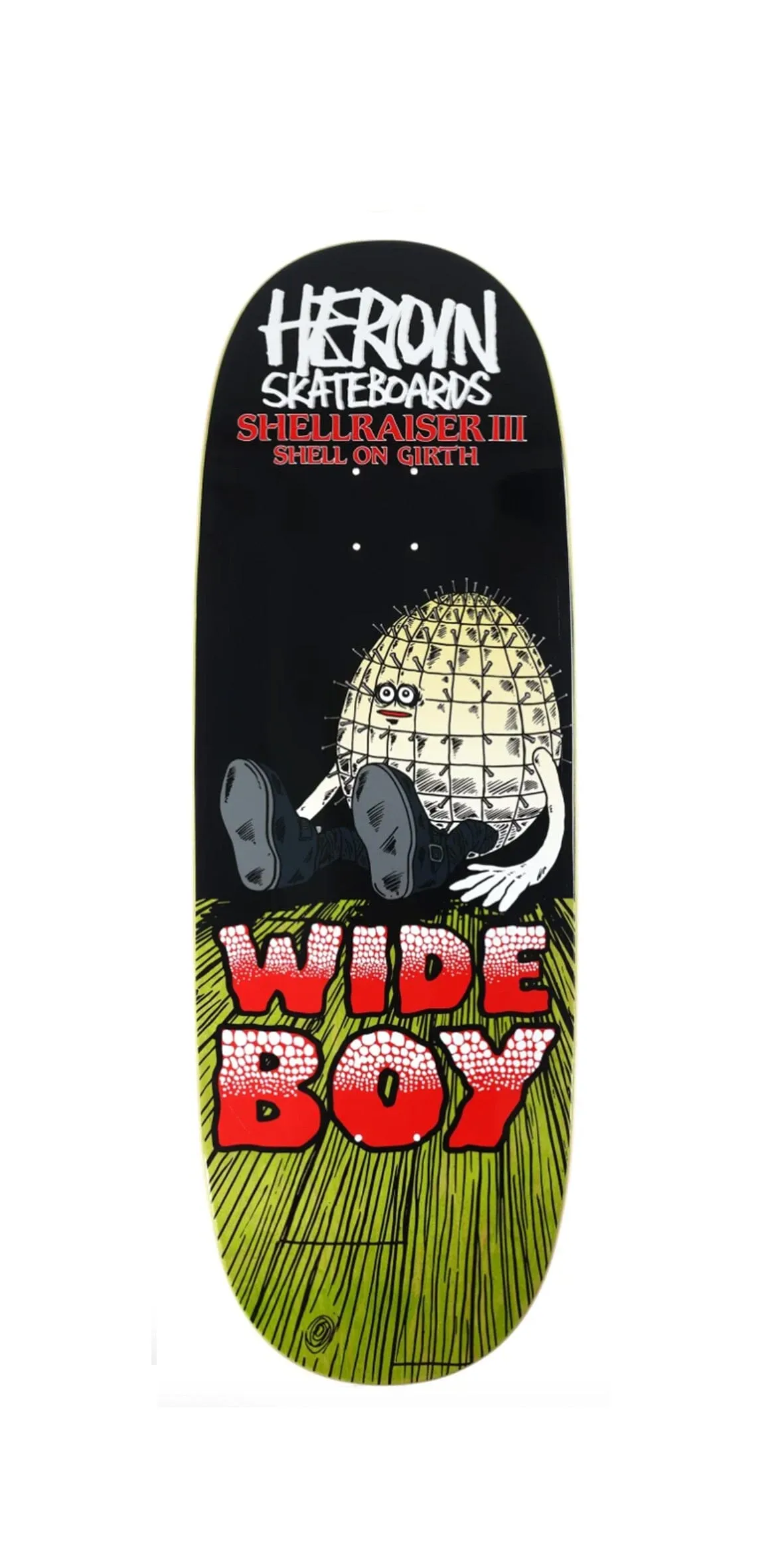Heroin Skateboards Shellraiser 3 Deck 10.75 Skateboard Deck - Tabla Skate