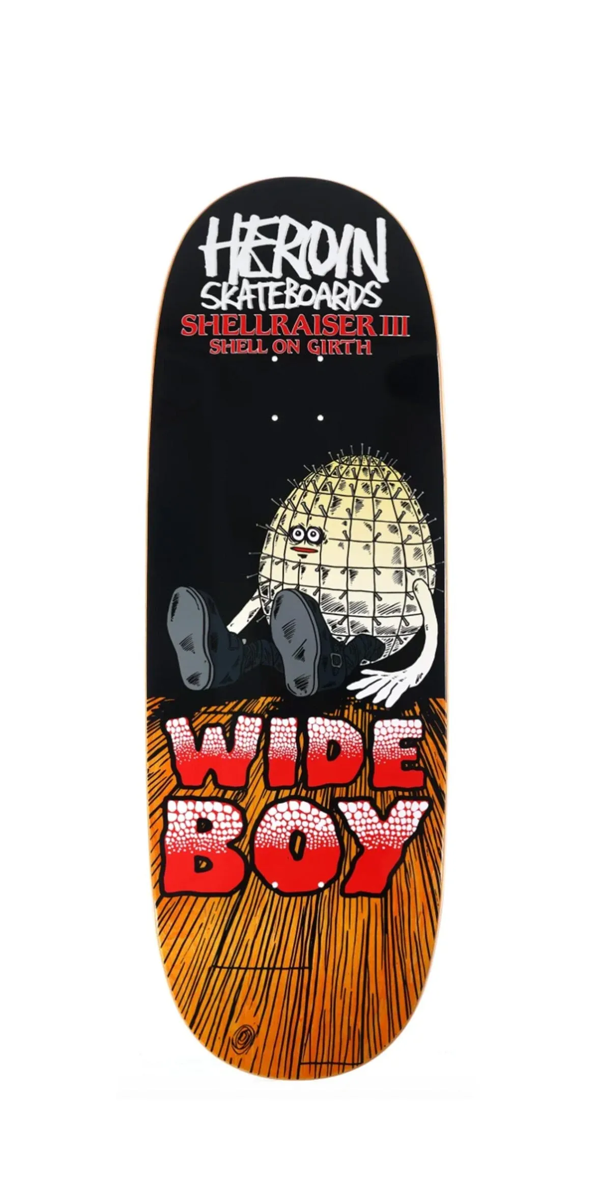 Heroin Skateboards Shellraiser 3 Deck 10.75 Skateboard Deck - Tabla Skate