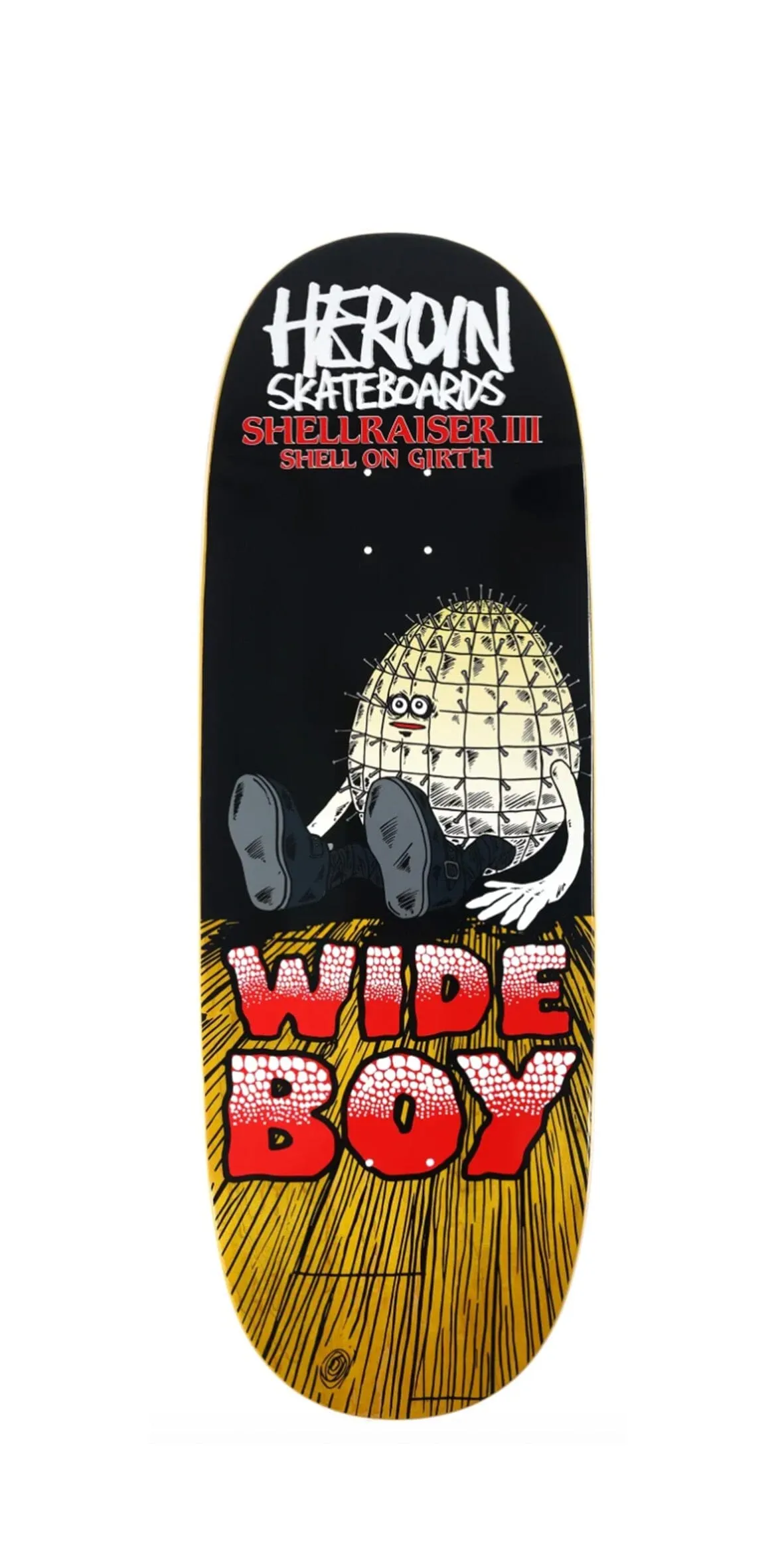 Heroin Skateboards Shellraiser 3 Deck 10.75 Skateboard Deck - Tabla Skate