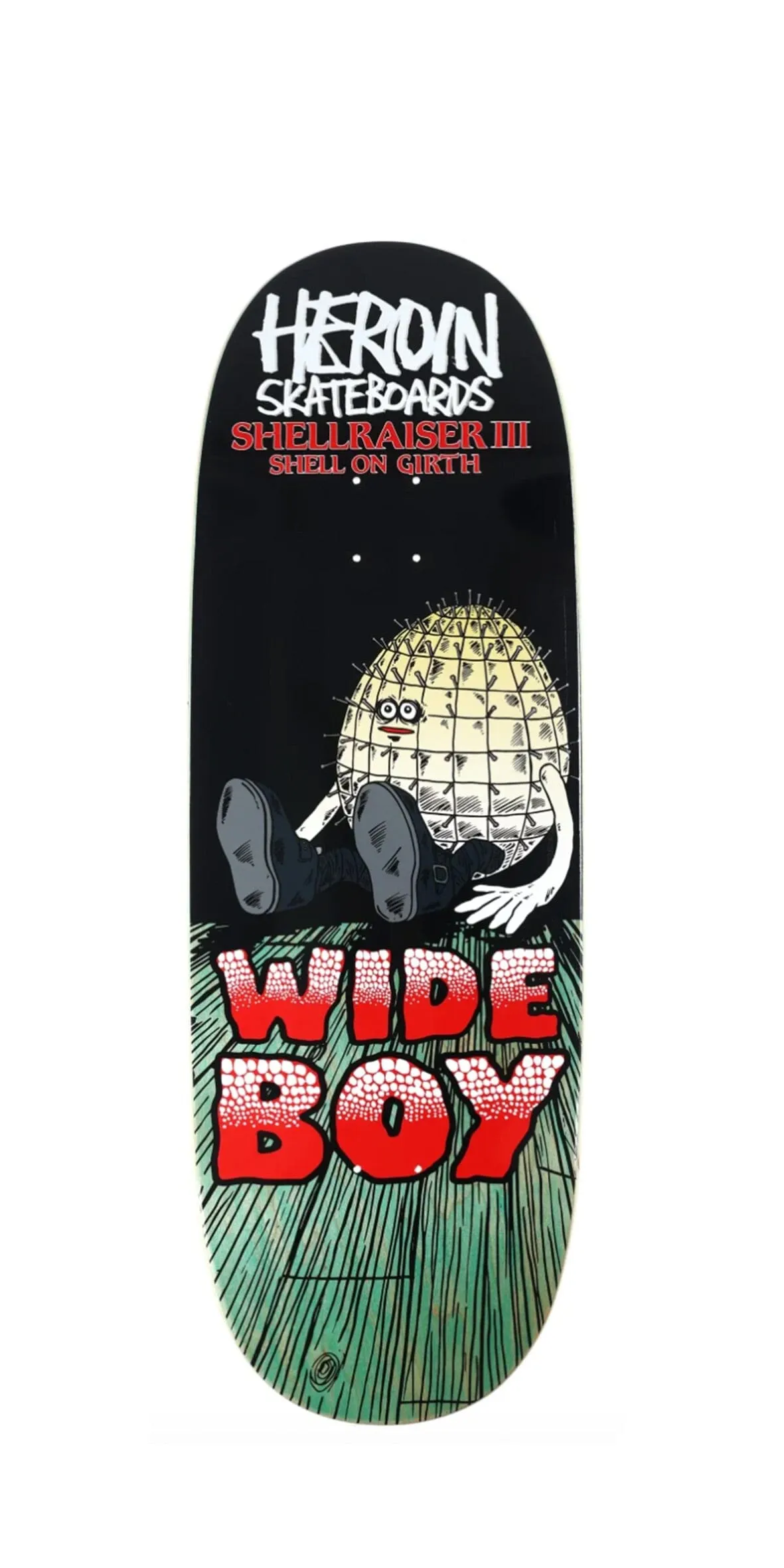 Heroin Skateboards Shellraiser 3 Deck 10.75 Skateboard Deck - Tabla Skate