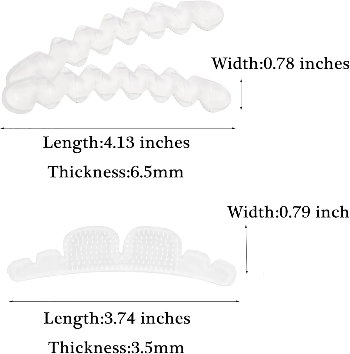Invisible Anti-Slip Heel Foot Cushion Pads Stickers,Non-Slip Forefoot Strips Sticker Adjustable & Self-Adhesive Women Sandals high Heels Stickers (2 Pairs)