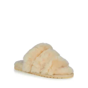 Jacana Adjustable Sling Back Open Toe Slipper in Macadamia CLOSEOUTS