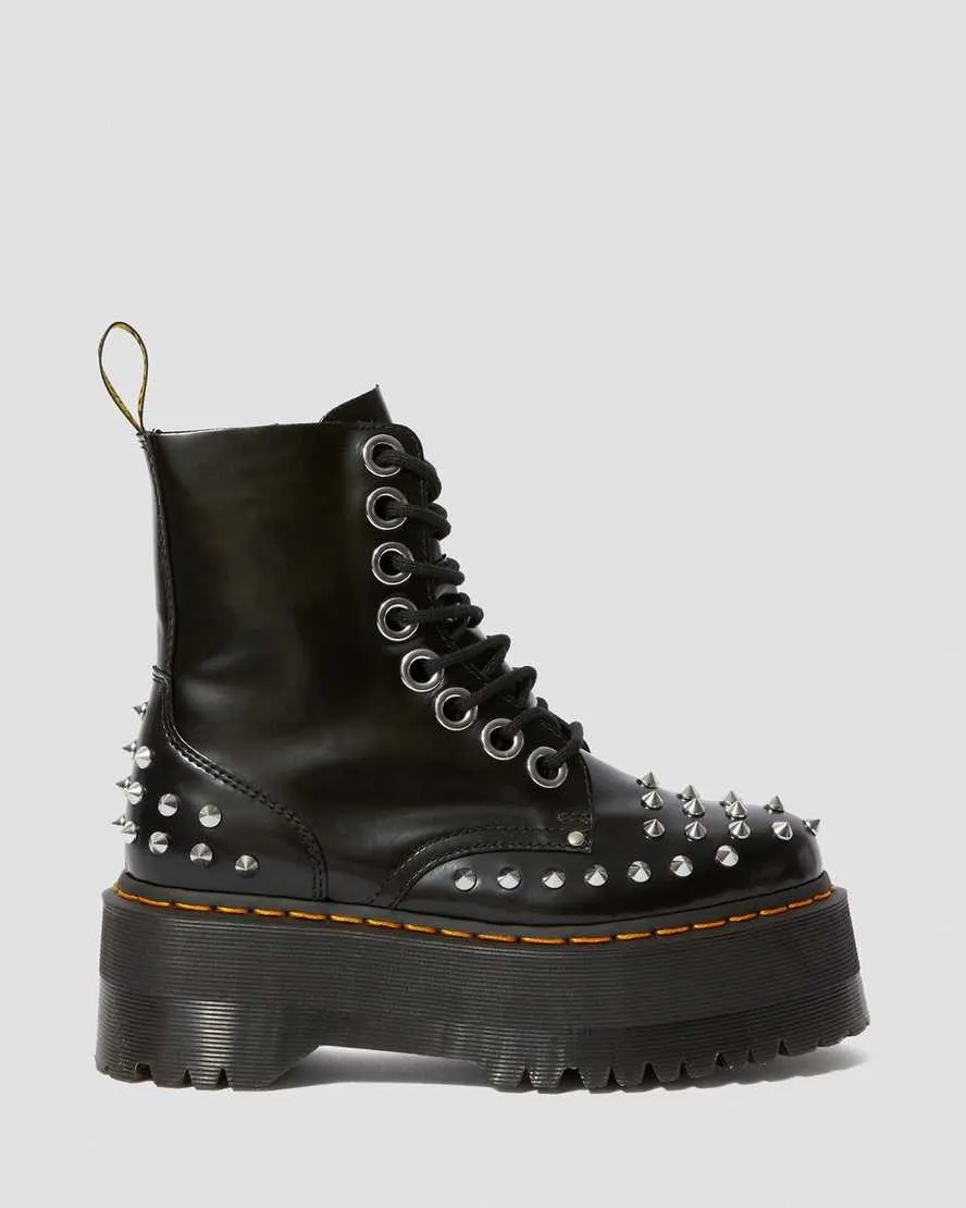 JADON MAX WOMEN'S STUDDED PLATFORM BOOTS