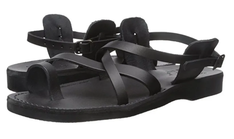 Jerusalem Sandals Unisex The Good Shepherd Buckled Toe-Ring Sandal