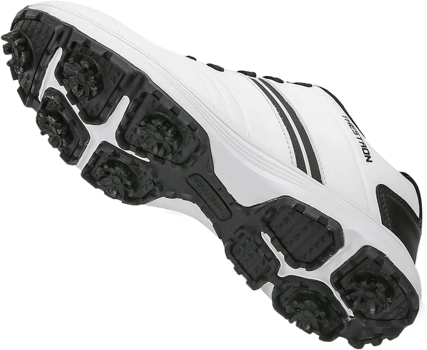 JiuQing Golf Shoes Men Waterproof Spikes Professional Golfing Trainers Anti Slip Comfortable