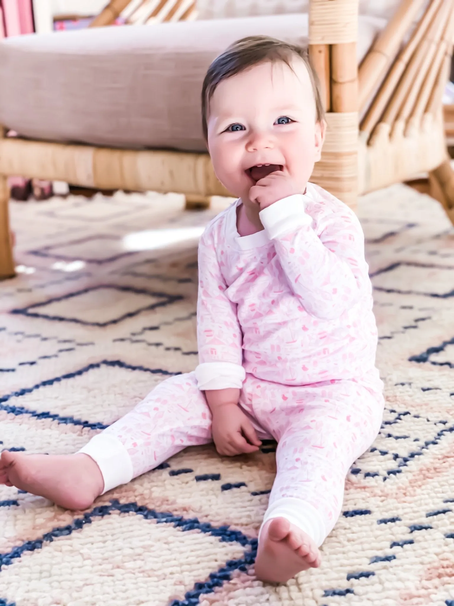 Joy Street Kids Boston Pajamas in Strawberry Ice Cream