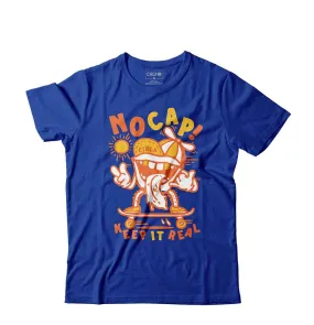 KEEP IT REAL T-Shirt - Royal Blue