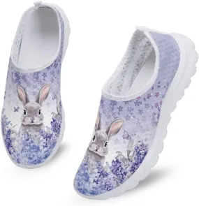 KEIAHUAN Trendy Women Running Shoes Casual Lightweight Sneakers Casual Mesh Training Shoes Non-Slip