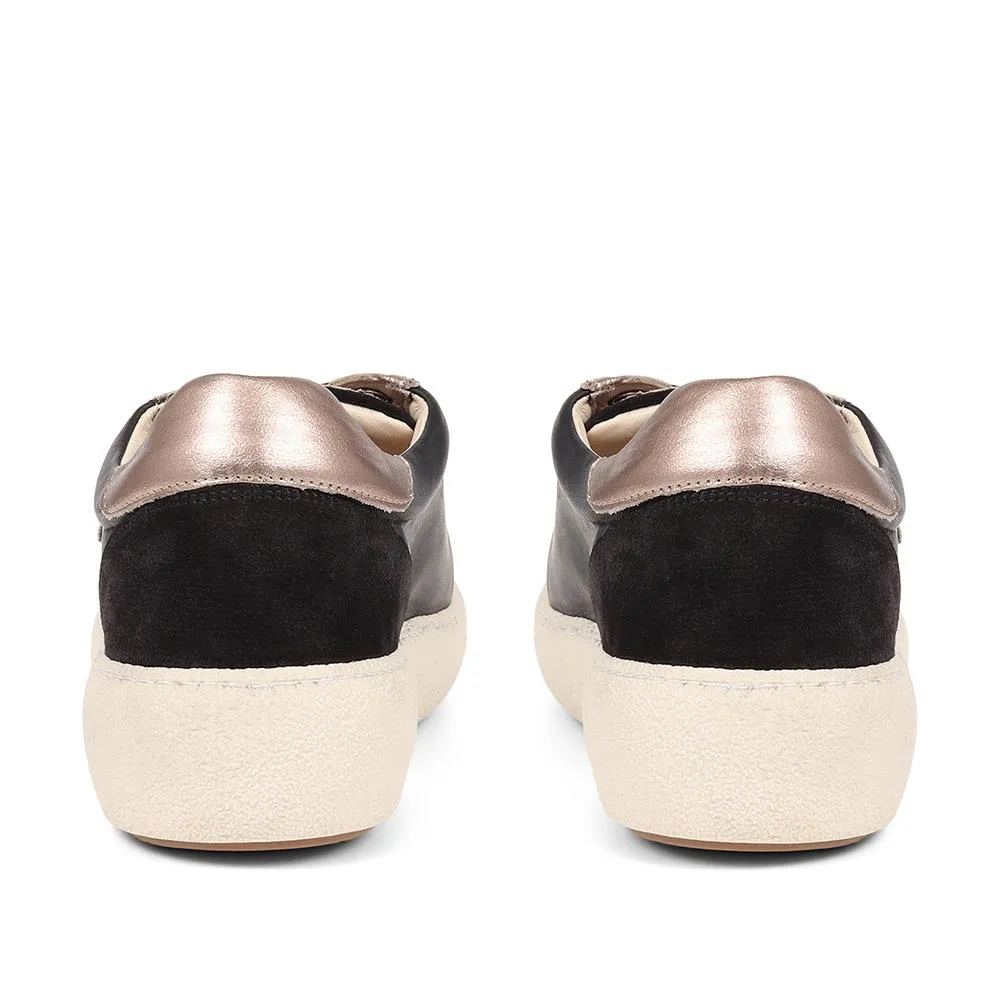 Leather Lace Up Trainers - PALMI37500 / 324 061