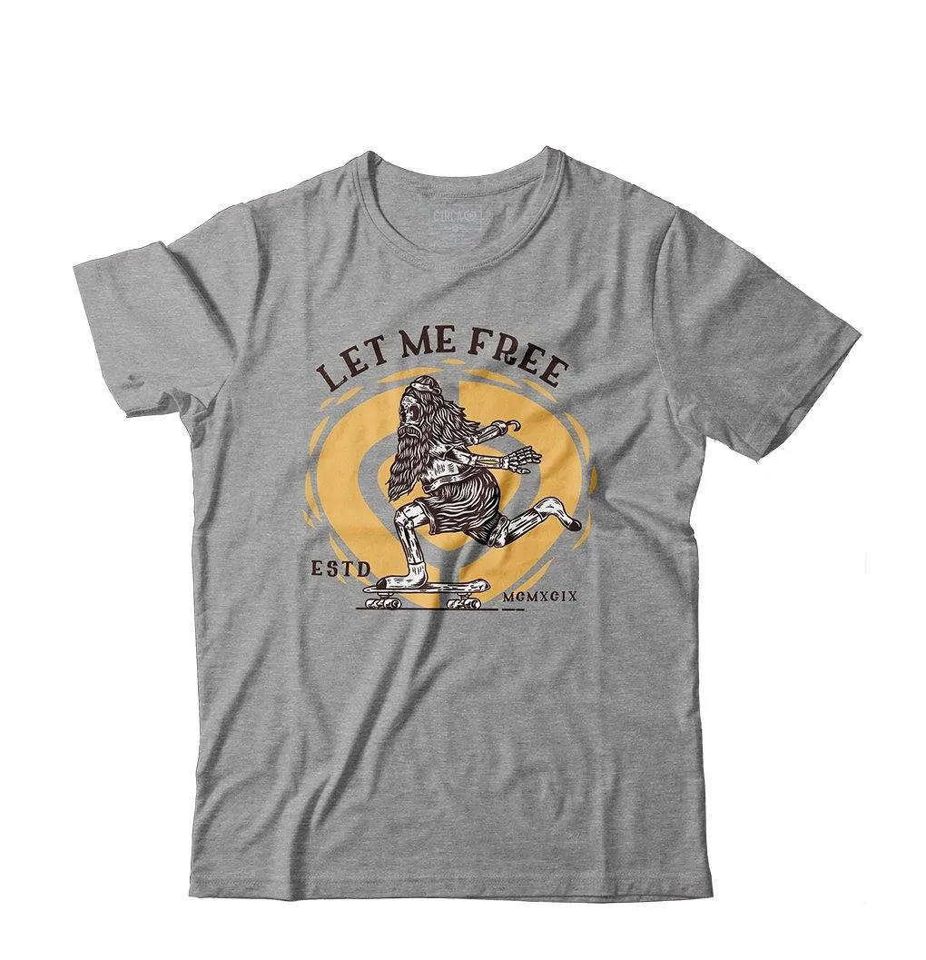 LET ME FREE T-Shirt - Athletic Grey