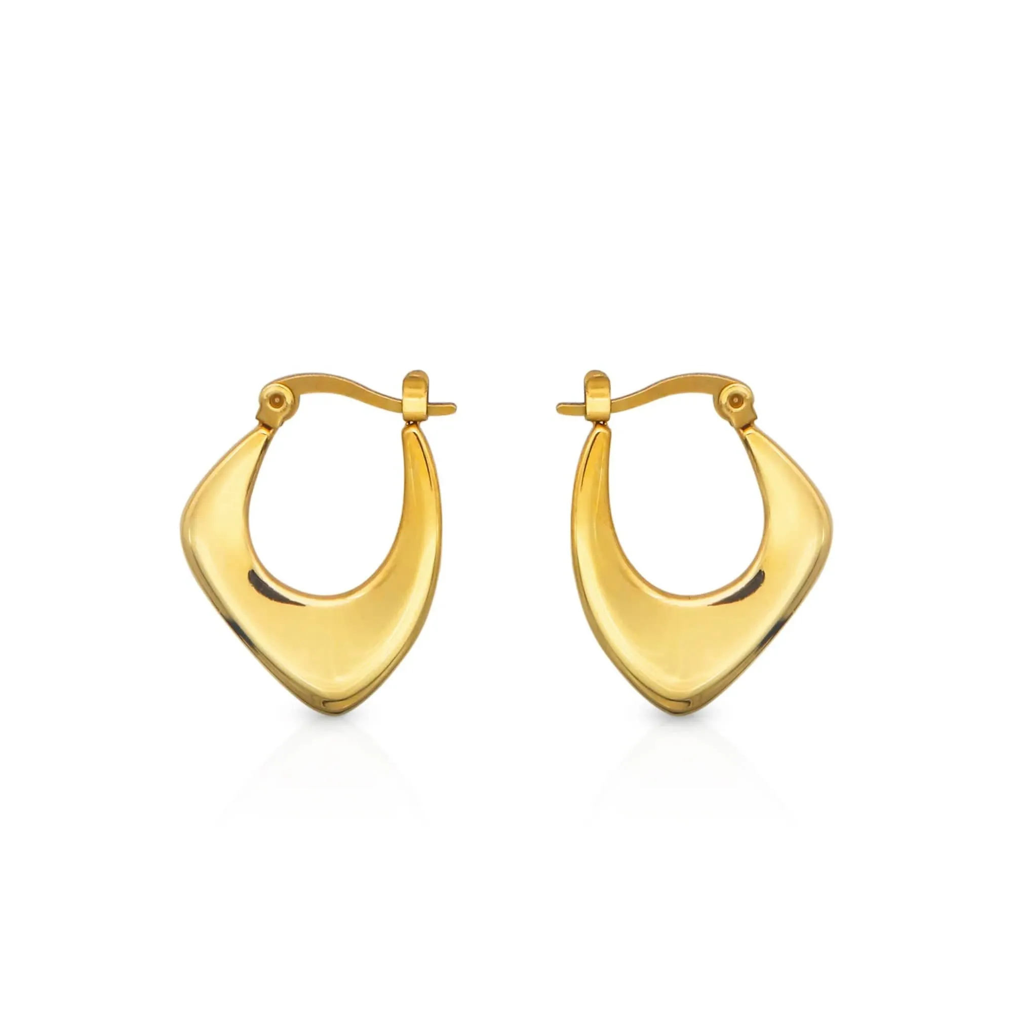 Lila Hoop Earrings